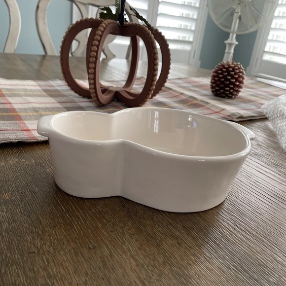 Rae Dunn Let It Snow Snowman Serving Bowl - Picture 3 of 4